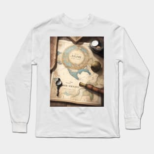 A vintage world map. Long Sleeve T-Shirt